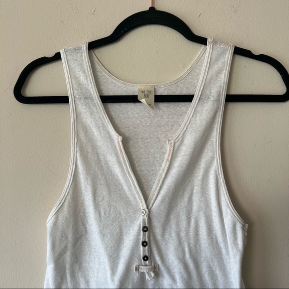 Free People We The Free Sleeveless White Tank Top Size XS - Picture 3 of 11